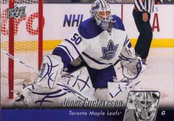 #433 Jonas Gustavsson - Toronto Maple Leafs - 2010-11 Upper Deck Hockey