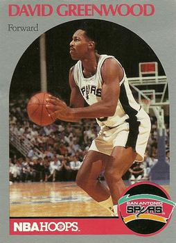 #433 David Greenwood - San Antonio Spurs - 1990-91 Hoops Basketball
