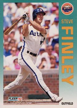 #433 Steve Finley - Houston Astros - 1992 Fleer Baseball