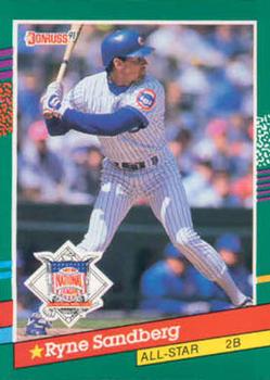 #433 Ryne Sandberg - Chicago Cubs - 1991 Donruss Baseball