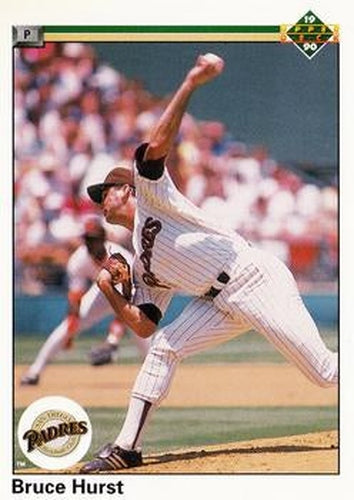 #433 Bruce Hurst - San Diego Padres - 1990 Upper Deck Baseball