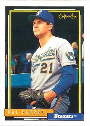 #433 Cal Eldred - Milwaukee Brewers - 1992 O-Pee-Chee Baseball