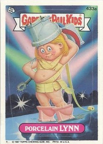 #433a Porcelain Lynn - 1987 Topps Garbage Pail Kids Series 11