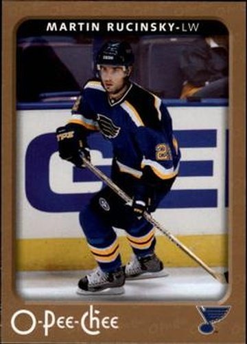#434 Martin Rucinsky - St. Louis Blues - 2006-07 O-Pee-Chee Hockey