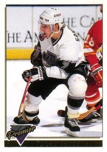 #434 Tomas Sandstrom - Los Angeles Kings - 1993-94 O-Pee-Chee Premier Hockey - Gold