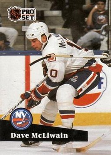 #434 Dave McLlwain - 1991-92 Pro Set Hockey
