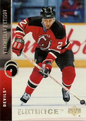 #434 Viacheslav Fetisov - New Jersey Devils - 1994-95 Upper Deck Hockey - Electric Ice