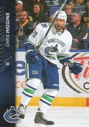 #434 Chris Higgins - Vancouver Canucks - 2015-16 Upper Deck Hockey