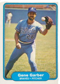 #434 Gene Garber - Atlanta Braves - 1982 Fleer Baseball