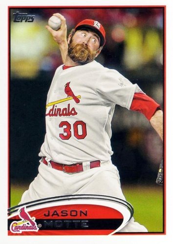 #434 Jason Motte - St. Louis Cardinals - 2012 Topps Baseball