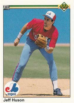 #434 Jeff Huson - Montreal Expos - 1990 Upper Deck Baseball