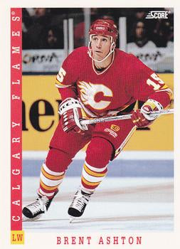 #434 Brent Ashton - Calgary Flames - 1993-94 Score Canadian Hockey