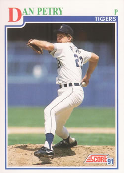 #434 Dan Petry - Detroit Tigers - 1991 Score Baseball