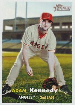 #434 Adam Kennedy - Los Angeles Angels - 2006 Topps Heritage Baseball