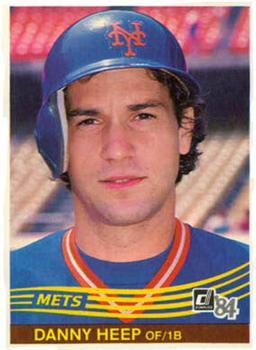 #434 Danny Heep - New York Mets - 1984 Donruss Baseball