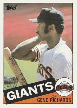 #434 Gene Richards - San Francisco Giants - 1985 Topps Baseball