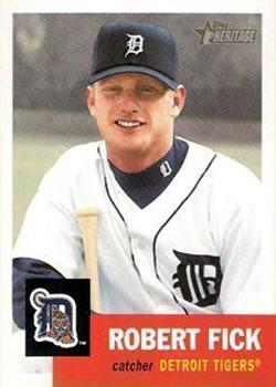 #434 Robert Fick - Detroit Tigers - 2002 Topps Heritage Baseball
