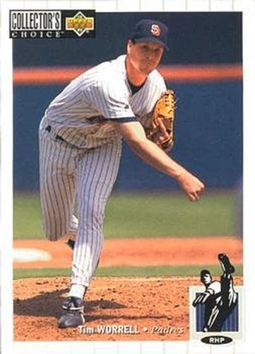 #434 Tim Worrell - San Diego Padres - 1994 Collector's Choice Baseball
