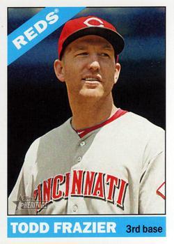 #434 Todd Frazier - Cincinnati Reds - 2015 Topps Heritage Baseball