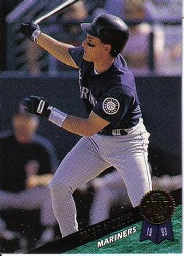 #434 Omar Vizquel - Seattle Mariners - 1993 Leaf Baseball