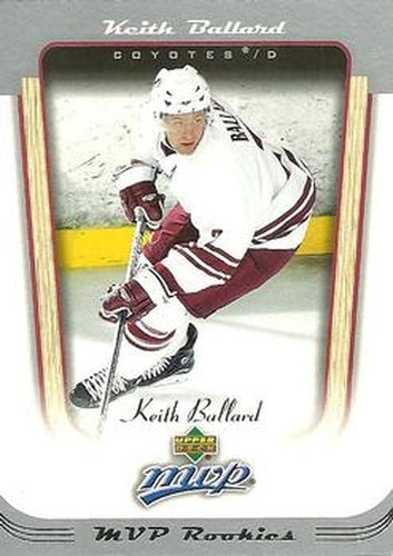 #434 Keith Ballard - Phoenix Coyotes - 2005-06 Upper Deck MVP Hockey