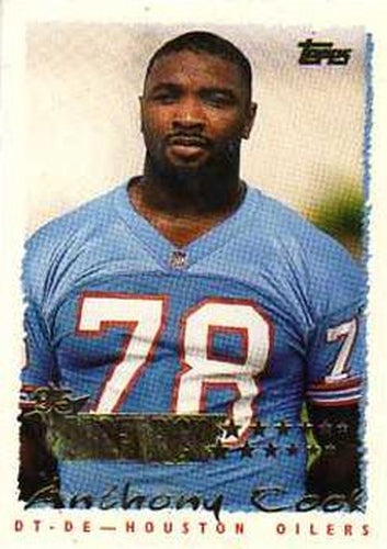 #434 Anthony Cook - Houston Oilers - 1995 Topps Football