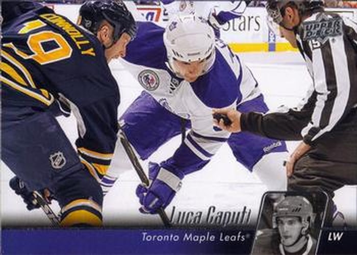 #434 Luca Caputi - Toronto Maple Leafs - 2010-11 Upper Deck Hockey