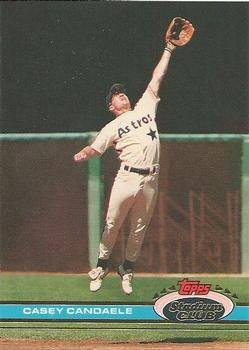#434 Casey Candaele - Houston Astros - 1991 Stadium Club Baseball