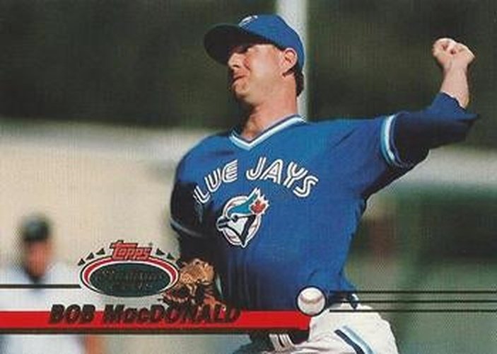 #434 Bob MacDonald - Toronto Blue Jays - 1993 Stadium Club Baseball