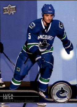 #434 Luca Sbisa - Vancouver Canucks - 2014-15 Upper Deck Hockey