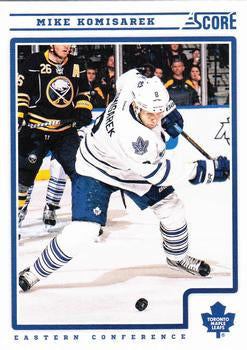 #434 Mike Komisarek - Toronto Maple Leafs - 2012-13 Score Hockey