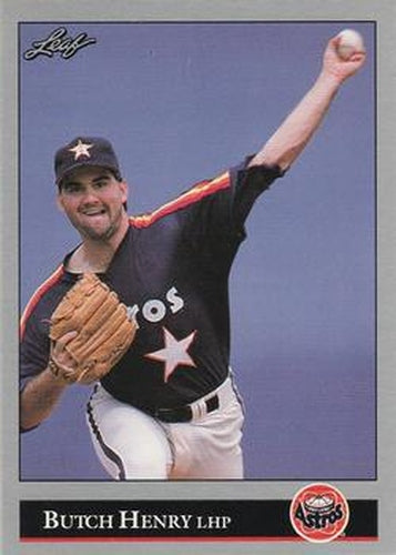 #435 Butch Henry - Houston Astros - 1992 Leaf Baseball