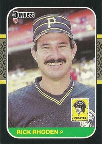 #435 Rick Rhoden - Pittsburgh Pirates - 1987 Donruss Baseball