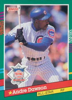 #435 Andre Dawson - Chicago Cubs - 1991 Donruss Baseball