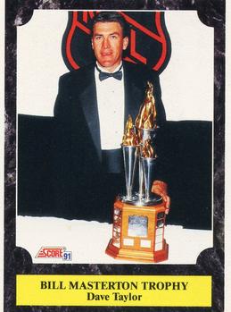 #435 Dave Taylor Bill Masterton Trophy - Los Angeles Kings - 1991-92 Score American Hockey