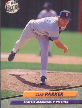 #435 Clay Parker - Seattle Mariners - 1992 Ultra Baseball