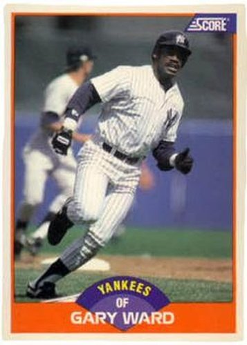 #435 Gary Ward - New York Yankees - 1989 Score Baseball