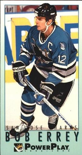 #435 Bob Errey - San Jose Sharks - 1993-94 Fleer PowerPlay Hockey
