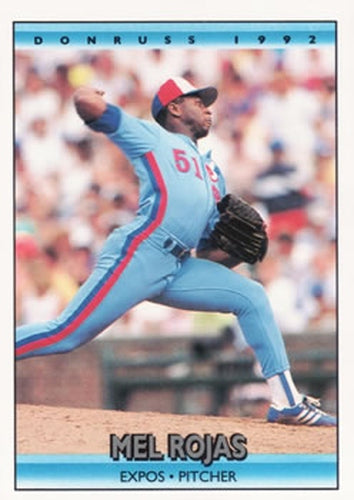 #435 Mel Rojas - Montreal Expos - 1992 Donruss Baseball
