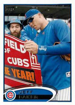 #435 Jeff Baker - Chicago Cubs - 2012 Topps Baseball