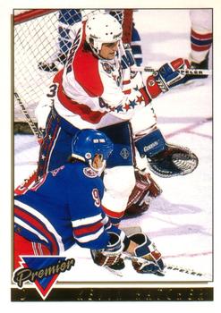 #435 Kevin Hatcher - Washington Capitals - 1993-94 O-Pee-Chee Premier Hockey - Gold