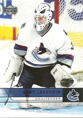 #435 Dany Sabourin - Vancouver Canucks - 2006-07 Upper Deck Hockey