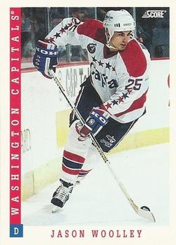 #435 Jason Woolley - Washington Capitals - 1993-94 Score Canadian Hockey