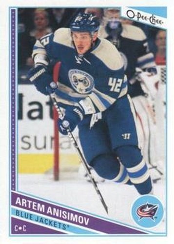 #435 Artem Anisimov - Columbus Blue Jackets - 2013-14 O-Pee-Chee Hockey