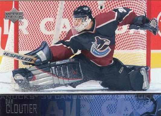 #435 Dan Cloutier - Vancouver Canucks - 2003-04 Upper Deck Hockey