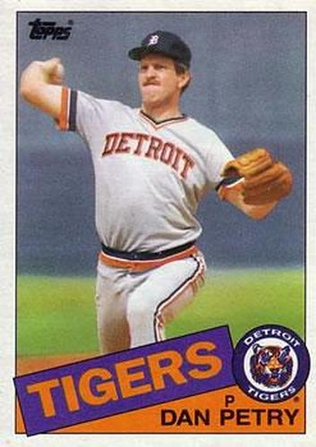 #435 Dan Petry - Detroit Tigers - 1985 Topps Baseball