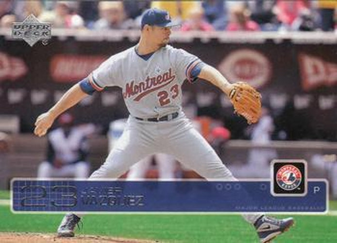 #435 Javier Vazquez - Montreal Expos - 2003 Upper Deck Baseball