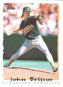 #435 John Briscoe - Oakland Athletics - 1995 Topps Baseball