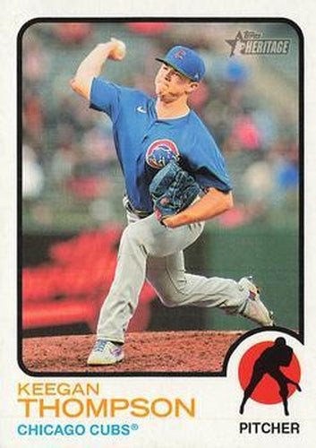 #435 Keegan Thompson - Chicago Cubs - 2022 Topps Heritage Baseball