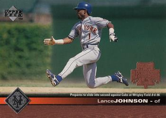 #435 Lance Johnson - New York Mets - 1997 Upper Deck Baseball